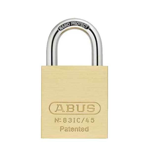 Abus: 83IC/45 B Brass Body 1" Hardened Steel Shackle